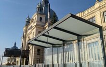 Фото 8: Служба колії ЛКП «Львівелектротранс» провела монтажні роботи із облаштування колії на реконструйованій пл. Двірцевій
