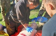 Фото 6: Понад 1200 старшокласників взяли участь у військово-патріотичному вишколі 
