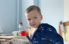 Фото 8: Хірурги зі США прооперували хлопчика, батько якого загинув, захищаючи Україну
