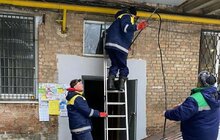 Фото 38: Мер Києва подякував львівським комунальникам, котрі більше місяця ліквідовували наслідки обстрілів у столиці (відео)