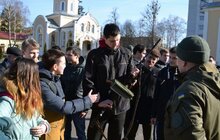Фото 3: Львівські школярі відвідали нацгвардійців