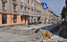 Фото 1: На вул Куліша триває ремонт