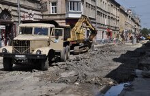 Фото 13: На вул Куліша триває ремонт