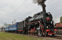 Фото 8: Сьогодні у парк «Знесіння» їздив раритетний поїзд