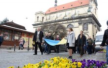 Фото 7: Львів'яни відзначили 26-ту річницю підняття Державного прапора над Ратушею