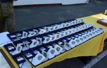 Фото 5: Сьогодні у Львові відбулися заходи з нагоди відзначення 25-ї річниці Дня Високомобільних десантних військ Збройних Сил України у 80-ій бригаді
