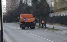 Фото 5: На вулицях Львова працюють порохотяги і поливально-мийні машини