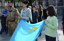 Фото 6: У Львові вшановують 73-тю річницю депортації кримськотатарського народу з Криму