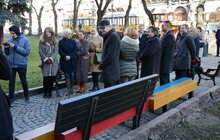 Фото 4: «Історики назвали Львів точкою перетину багатьох світів і ця лавочка також має стати такою точкою», - Матіас Конрад