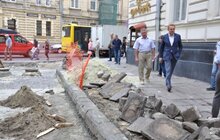 Фото 6: «До кінця місяця дорога вже буде повністю відкрита для проїзду», - А. Садовий про вул. Акад. О. Богомольця