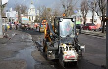 Фото 1: «За сприятливих погодних умов, протягом трьох тижнів гостроаварійну ямковість на вулицях міста вдалося б ліквідувати», - Олександр Одинець