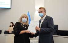 Фото 5: Мер Львова відзначив авторів проєктів-переможців Громадського бюджету 2021