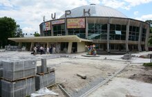 Фото 15: Ремонтні роботи біля Львівського цирку стартували.
