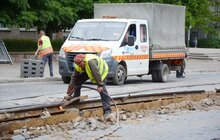 Фото 17: Розпочався ІІІ етап реконструкції вул. Шевченка: ділянку від вул. Залізнична до вул. Єрошенка планують завершити до кінця літа
