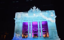 Фото 6: Біля університету ім. І. Франка відбулось медійно-драматичне дійство з нагоди святкування 100-річчя ЗУНР