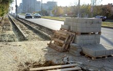 Фото 5: На вул. Княгині Ольги розпочали роботи з будівництва велосипедної доріжки та хідників