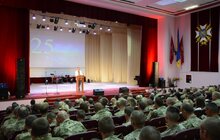 Фото 13: Урочисті збори військовослужбовців Львівського гарнізону з нагоди Дня Незалежності України