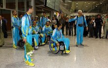 Фото 2: Фоторепортаж зустрічі львівських спортсменів-параолімпійців у Міжнародному аеропорту «Львів» ім. Д. Галицького
