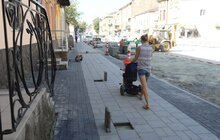 Фото 1: Частину вул. Богдана Хмельницького планують завершити до кінця вересня