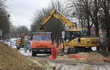 Фото 6: Триває ремонт вул. Шевченка: з 7 березня перекрито для руху транспорту вул. Левандівську, а з 14 березня перекриють вул. Шевченка