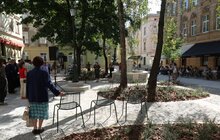 Фото 6: Сьогодні відкрили оновлену площу та ознакування в історичній єврейській дільниці Львова