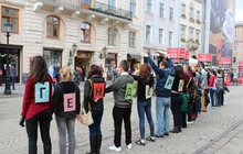 Фото 5: У Львові відбувся інтернаціональний молодіжний флеш-моб, що показав гендерну рівність