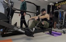 Фото 1: Своєю наполегливістю мотивує інших: у центрі НЕЗЛАМНІ відновлюється боєць батальйону «Вовки Да Вінчі», який втратив на війні ногу