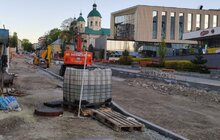 Фото 18: Реконструкція вулиці Шевченка: завершили монтаж трамвайних колій та копають лунки для висадки дерев