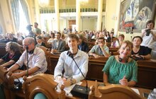 Фото 14: В Ратуші вручили 75 копій ключа від синагоги людям, які досліджують, зберігають та популяризують єврейську спадщину Львова та регіону