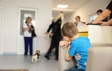 Фото 9: Найпопулярніший пес України відвідав юних пацієнтів у лікарні Св. Миколая у Львові