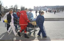 Фото 12: Пацієнтку з Турки доставили у львівську лікарню гвинтокрилом 