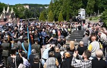 Фото 9: У Львові попрощалися з письменником та дисидентом Ігорем Калинцем (фото/​відео)