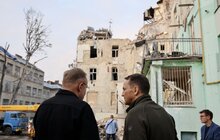 Фото 2: Польський міністр закордонних справ відвідав Львів і підтвердив наміри уряду відновити одну зі зруйнованих будівель (відео)