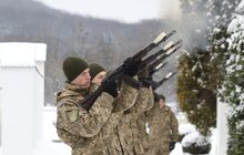 Фото 5: З нагоди Дня Соборності на Личаківському кладовищі вшанували пам’ять тих, хто віддав своє життя в боротьбі за незалежність та територіальну цілісність України