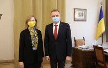 Фото 9: Американський дім, носії мови у львівських школах, залучення американських інвестицій: про що говорили Андрій Садовий та Крістіна Квін