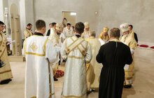 Фото 22: Глава УГКЦ Блаженніший Святослав у співслужінні з єпископами Синоду УГКЦ освятив унікальний храм Софії-Премудрості Божої