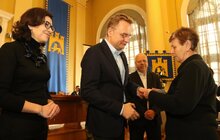 Фото 8: Сьогодні сім’ям бійців АТО вручили ордери на квартири у будинку на вул. Під Голоском, 22