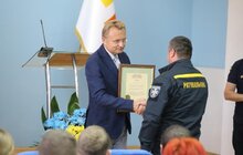 Фото 5: Андрій Садовий нагородив рятувальників з нагоди професійного свята