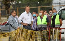 Фото 18: На пл. Двірцевій уже працює фонтан: реконструкція площі - на стадії завершення