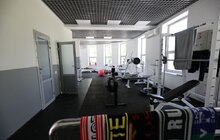 Фото 26: У Парку культури і відпочинку активно ремонтують вхідну арку та стадіон «Юність»