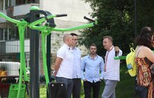 Фото 21: На вул. І.Франка збудували новий дитячо-спортивний майданчик для львів’ян різного віку