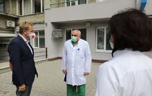 Фото 11: Мер Львова поспілкувався з працівниками 8-ї міської лікарні