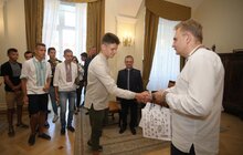 Фото 13: Мер Львова зустрівся з володарями Кубка світу з футболу «Hope for Mundial»