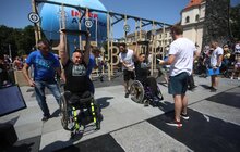 Фото 14: У Львові тривають Всеукраїнські змагання «Ігри Героїв»: мер міста привітав учасників