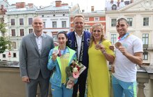 Фото 12: Мер Львова зустрівся з львівськими призерами Олімпіади 2020