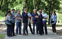 Фото 19: У Замарстинівському парку тривають ремонтні роботи