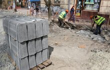 Фото 7: На вул. Личаківській триває останній етап капітального ремонту дороги