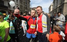 Фото 4: Мер Львова в межах «Run the World. Львівський напівмарафон» пробіг 3 км