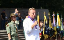 Фото 6: На площі перед пам’ятником Іванові Франкові у Львові відбулось урочисте відкриття Пластового року