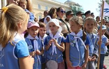 Фото 13: На площі перед пам’ятником Іванові Франкові у Львові відбулось урочисте відкриття Пластового року